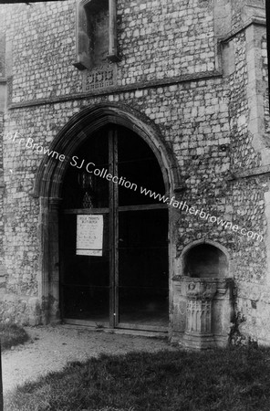 HOLY WATER SSTOUT & DETAIL OF S.DOOR